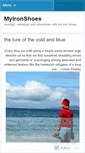 Mobile Screenshot of myironshoes.wordpress.com
