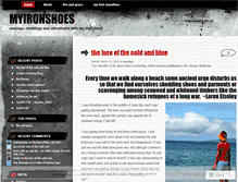 Tablet Screenshot of myironshoes.wordpress.com