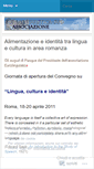 Mobile Screenshot of linguaculturaidentita.wordpress.com