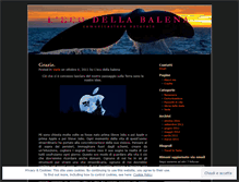 Tablet Screenshot of ecodellabalena.wordpress.com