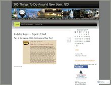 Tablet Screenshot of 365newbernnc.wordpress.com