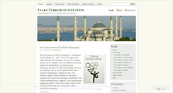 Desktop Screenshot of learnturkish.wordpress.com