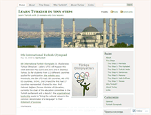 Tablet Screenshot of learnturkish.wordpress.com