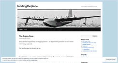 Desktop Screenshot of landingtheplane.wordpress.com