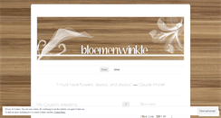 Desktop Screenshot of bloemenwinkle.wordpress.com