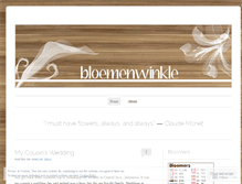 Tablet Screenshot of bloemenwinkle.wordpress.com