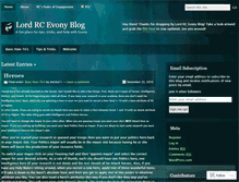 Tablet Screenshot of lordrc.wordpress.com