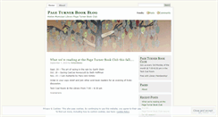 Desktop Screenshot of pageturnerbookblog.wordpress.com