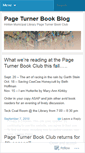 Mobile Screenshot of pageturnerbookblog.wordpress.com