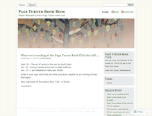 Tablet Screenshot of pageturnerbookblog.wordpress.com