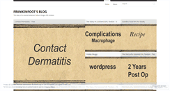 Desktop Screenshot of frankenfoot.wordpress.com
