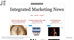 Desktop Screenshot of mktgnews.wordpress.com