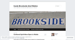 Desktop Screenshot of insidebrookside.wordpress.com