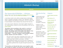 Tablet Screenshot of abhishekonnet.wordpress.com