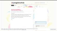 Desktop Screenshot of panggilakudinda.wordpress.com
