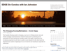 Tablet Screenshot of edgeoncondos.wordpress.com