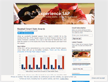 Tablet Screenshot of experiencesap.wordpress.com