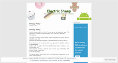 Desktop Screenshot of doandroidsdreamofelectricsheep.wordpress.com