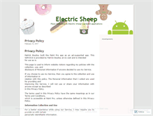 Tablet Screenshot of doandroidsdreamofelectricsheep.wordpress.com