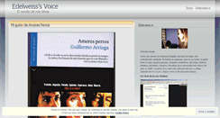 Desktop Screenshot of edelweissvoice.wordpress.com