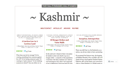 Desktop Screenshot of kashmir.wordpress.com