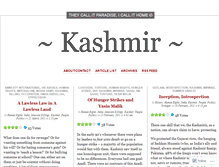Tablet Screenshot of kashmir.wordpress.com