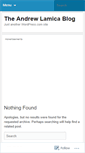 Mobile Screenshot of andrewlamica.wordpress.com