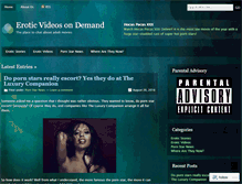 Tablet Screenshot of eroticvideosondemand.wordpress.com