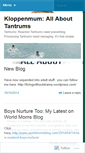 Mobile Screenshot of kloppenmum.wordpress.com