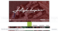 Desktop Screenshot of highhopesclothing.wordpress.com
