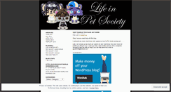 Desktop Screenshot of livinginpetsociety.wordpress.com