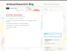 Tablet Screenshot of moramihanovich.wordpress.com