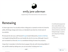 Tablet Screenshot of emijayne.wordpress.com