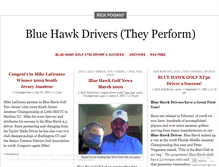 Tablet Screenshot of bluehawkgolf.wordpress.com