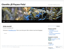 Tablet Screenshot of payasoclavelito.wordpress.com