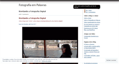Desktop Screenshot of fotografiaempalavras.wordpress.com