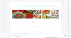 Desktop Screenshot of elliesbitesdecoratedcookies.wordpress.com
