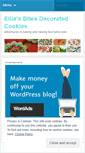 Mobile Screenshot of elliesbitesdecoratedcookies.wordpress.com