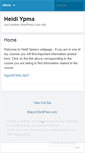 Mobile Screenshot of heidiypma.wordpress.com