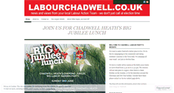 Desktop Screenshot of labourchadwell.wordpress.com