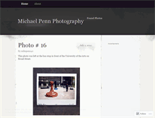 Tablet Screenshot of michaelpennphotography.wordpress.com