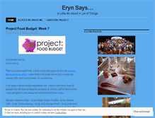 Tablet Screenshot of erynmorgan.wordpress.com