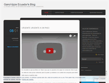 Tablet Screenshot of ganovipzecuador.wordpress.com
