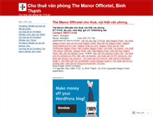 Tablet Screenshot of chothuevanphong.wordpress.com