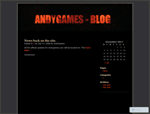 Tablet Screenshot of andygames.wordpress.com