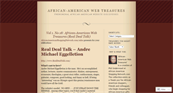 Desktop Screenshot of africanamericanwebtreasures.wordpress.com