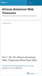 Mobile Screenshot of africanamericanwebtreasures.wordpress.com