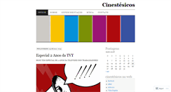 Desktop Screenshot of cinestesicos.wordpress.com