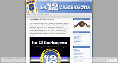 Desktop Screenshot of la12carbayona.wordpress.com