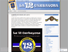 Tablet Screenshot of la12carbayona.wordpress.com